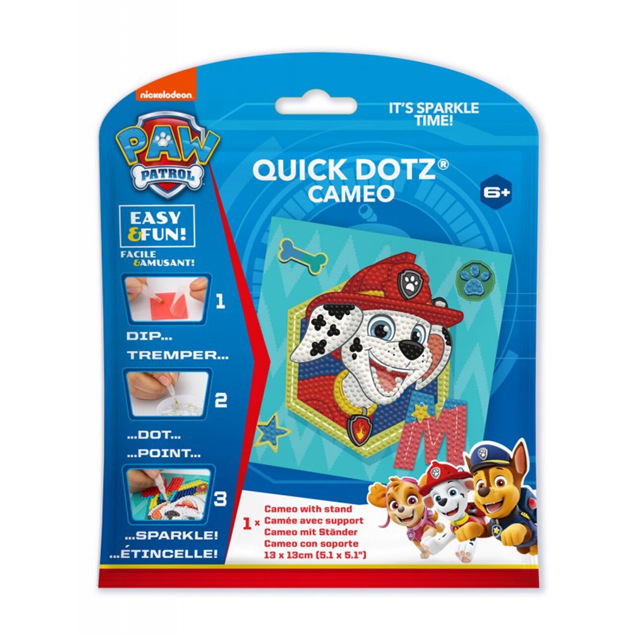 Diamond Dotz PAW PATROL Marshall Diamond Painting Kits for Adults - Diamond Art Kits a Relaxing Creative Craft Kit with Dotz Gems